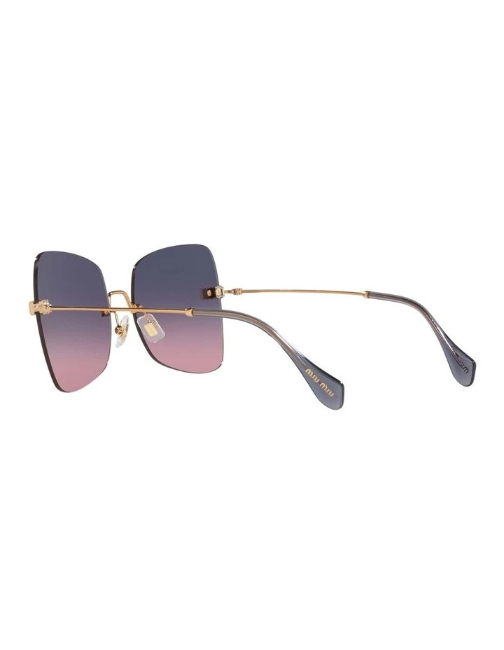 Miu Miu MU 50WS Antique Gold Sunglasses 5 Miu Miu MU 50WS Antique Gold Sunglasses - Image 5