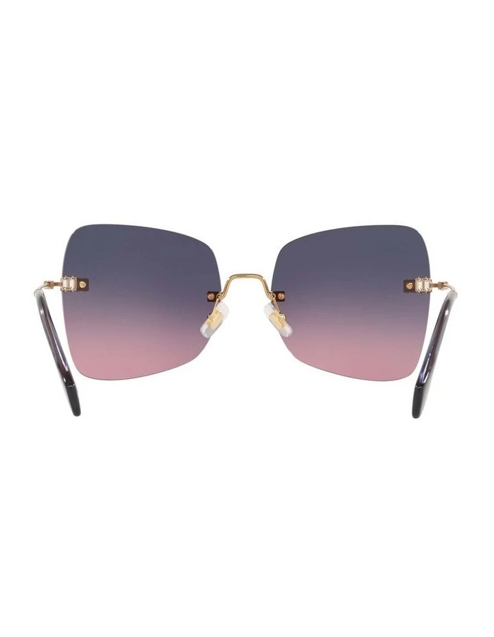 Miu Miu MU 50WS Antique Gold Sunglasses 7 Miu Miu MU 50WS Antique Gold Sunglasses - Image 7