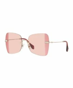 Miu Miu MU 50WS Pale Gold Sunglasses