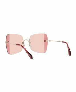 Miu Miu MU 50WS Pale Gold Sunglasses -RAY-BAN Online Store 868451050 6 720x928