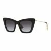 Miu Miu MU 01WS Black Sunglasses