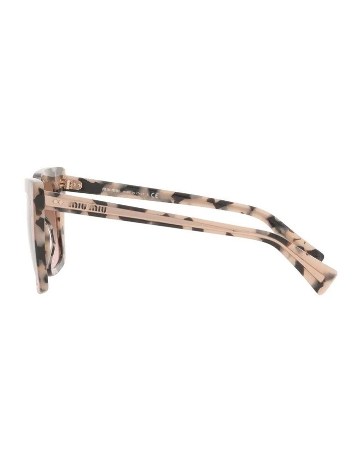 Miu Miu MU 02WS Pink Havana Sunglasses 4 Miu Miu MU 02WS Pink Havana Sunglasses - Image 4