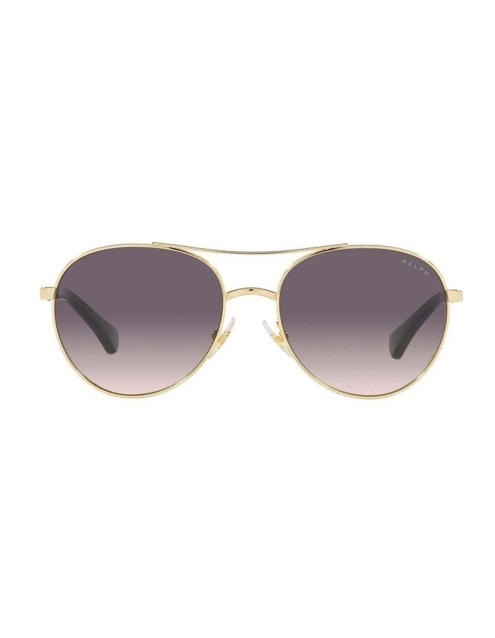 Ralph Lauren RA4135 Shiny Gold Sunglasses 2 Ralph Lauren RA4135 Shiny Gold Sunglasses - Image 2