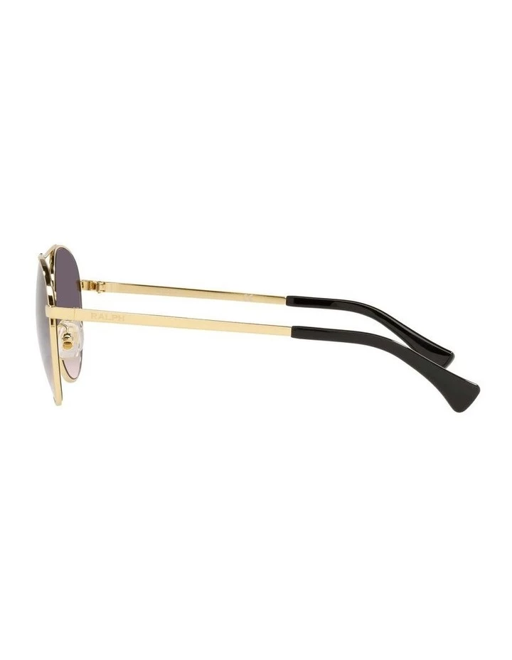 Ralph Lauren RA4135 Shiny Gold Sunglasses 4 Ralph Lauren RA4135 Shiny Gold Sunglasses - Image 4