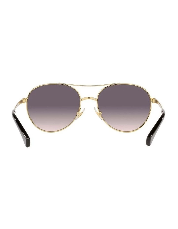 Ralph Lauren RA4135 Shiny Gold Sunglasses 7 Ralph Lauren RA4135 Shiny Gold Sunglasses - Image 7