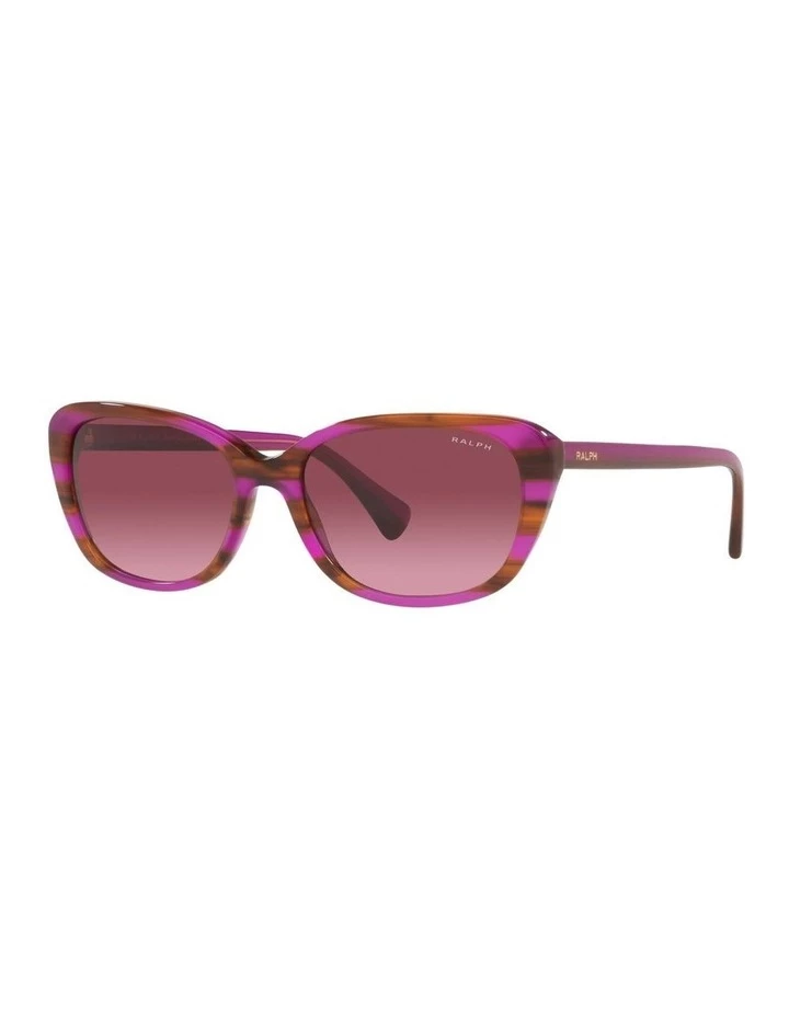 Ralph Lauren RA5283 Striped Brown Purple Sunglasses 1 Ralph Lauren RA5283 Striped Brown Purple Sunglasses