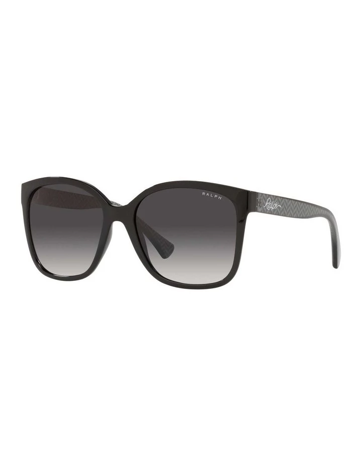Ralph Lauren RA5268 Shiny Black Sunglasses 1 Ralph Lauren RA5268 Shiny Black Sunglasses