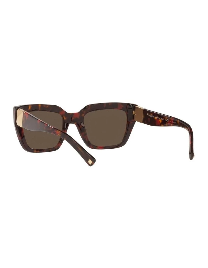 Valentino VA4097 Red Havana Sunglasses 6 Valentino VA4097 Red Havana Sunglasses - Image 6
