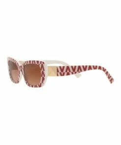Valentino VA4096 V Red Fantasy/Ivory Sunglasses -RAY-BAN Online Store 868532320 3 720x928