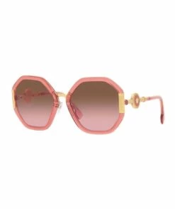 Versace VE4413 Transparent Pink Sunglasses