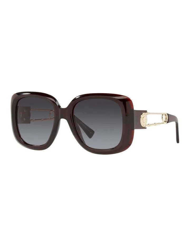 Versace VE4411 Transparent Red Sunglasses 1 Versace VE4411 Transparent Red Sunglasses