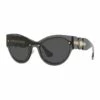 Versace VE2234 Transparent Dark Grey Sunglasses
