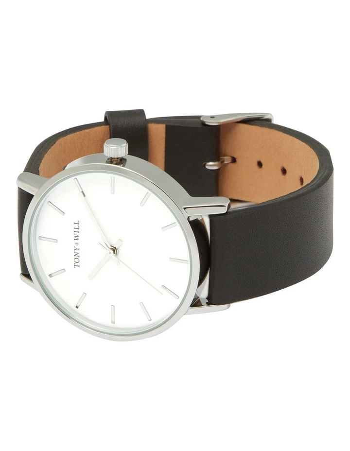 TONY+WILL Small Classic Black TWT004F Watch 4 TONY+WILL Small Classic Black TWT004F Watch - Image 4