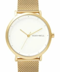 TONY+WILL Lunar Mesh Gold TWM005F Watch