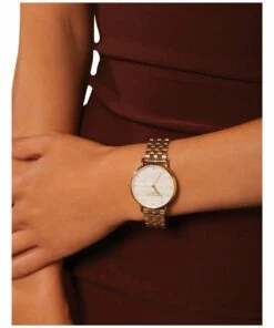 Rosefield Upper East Side Mother Of Pearl Dial And Crystal Indices Gold Bracelet Watch -RAY-BAN Online Store 870988600 4 720x928