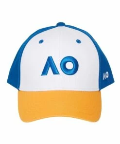 Aus Open Colour Block White/Blue Cap