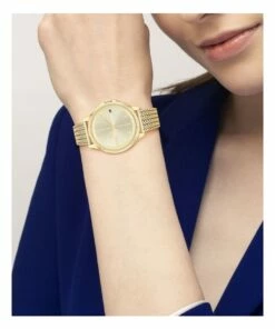 Tommy Hilfiger Delphine Ip Gold Steel Ladies Champagne Quartz Watch -RAY-BAN Online Store 872807950 4 720x928