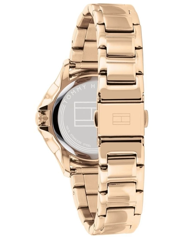 Tommy Hilfiger Carnation Gold Steel Women's Gold Quartz Watch 3 Tommy Hilfiger Carnation Gold Steel Women's Gold Quartz Watch - Image 3