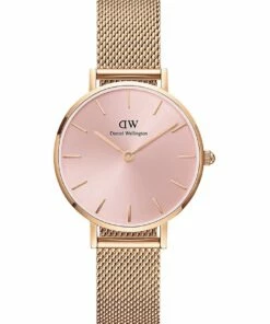 Daniel Wellington Petite 28mm Pink Melrose Rose Gold Quartz Watch