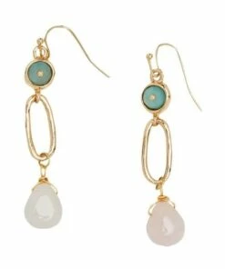 Oxford Ella Gold Natural Earrings