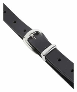 French Connection Classic Black Leather Belt -RAY-BAN Online Store 877614400 4 720x928