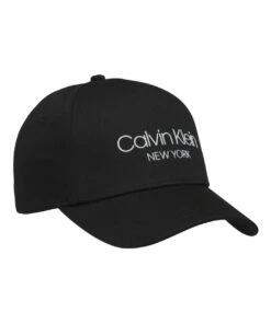 Calvin Klein Baseball Cap Black Summer Hat