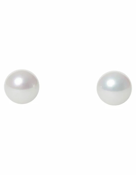 Gregory Ladner 10mm Glass Pearl Stud Silver Earrings 1 Gregory Ladner 10mm Glass Pearl Stud Silver Earrings