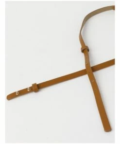 Piper Skinny Horsebit Tan Belt -RAY-BAN Online Store 881336080 3 720x928