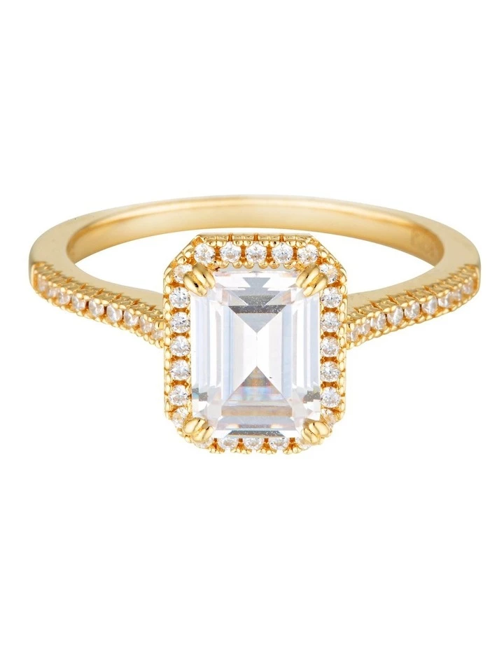 Georgini Iconic Bridal Violet Gold Ring 1 Georgini Iconic Bridal Violet Gold Ring