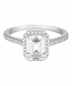 Georgini Iconic Bridal Violet Silver Ring