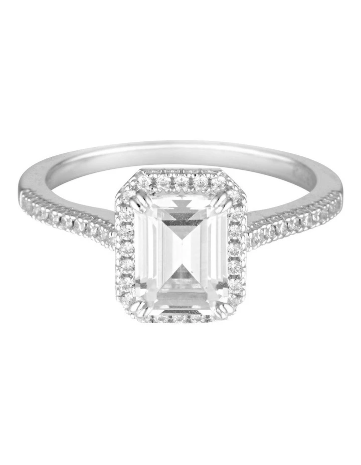 Georgini Iconic Bridal Violet Silver Ring 1 Georgini Iconic Bridal Violet Silver Ring