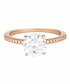 Georgini Iconic Bridal Francesca Rose Gold Ring