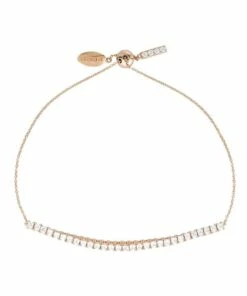Georgini Iconic Bridal Vera 2Mm Bracelet Rose Gold