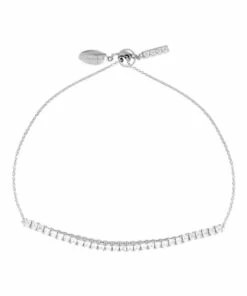 Georgini Iconic Bridal Vera 2Mm Bracelet Silver