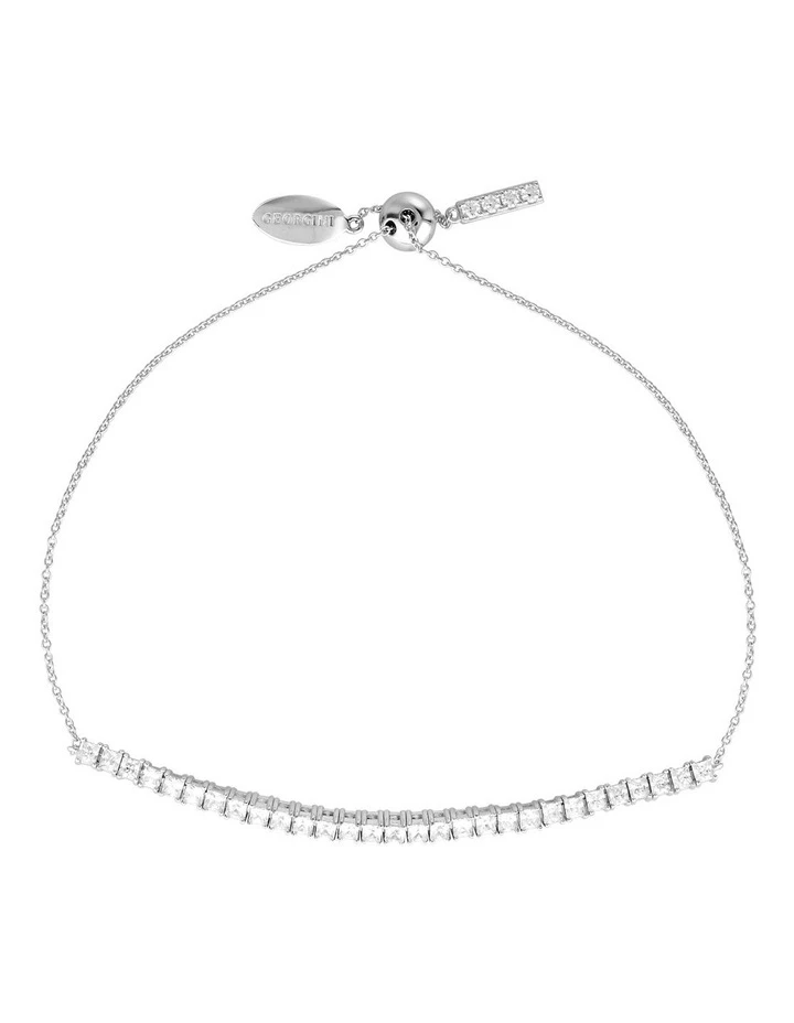 Georgini Iconic Bridal Vera 2Mm Bracelet Silver 1 Georgini Iconic Bridal Vera 2Mm Bracelet Silver