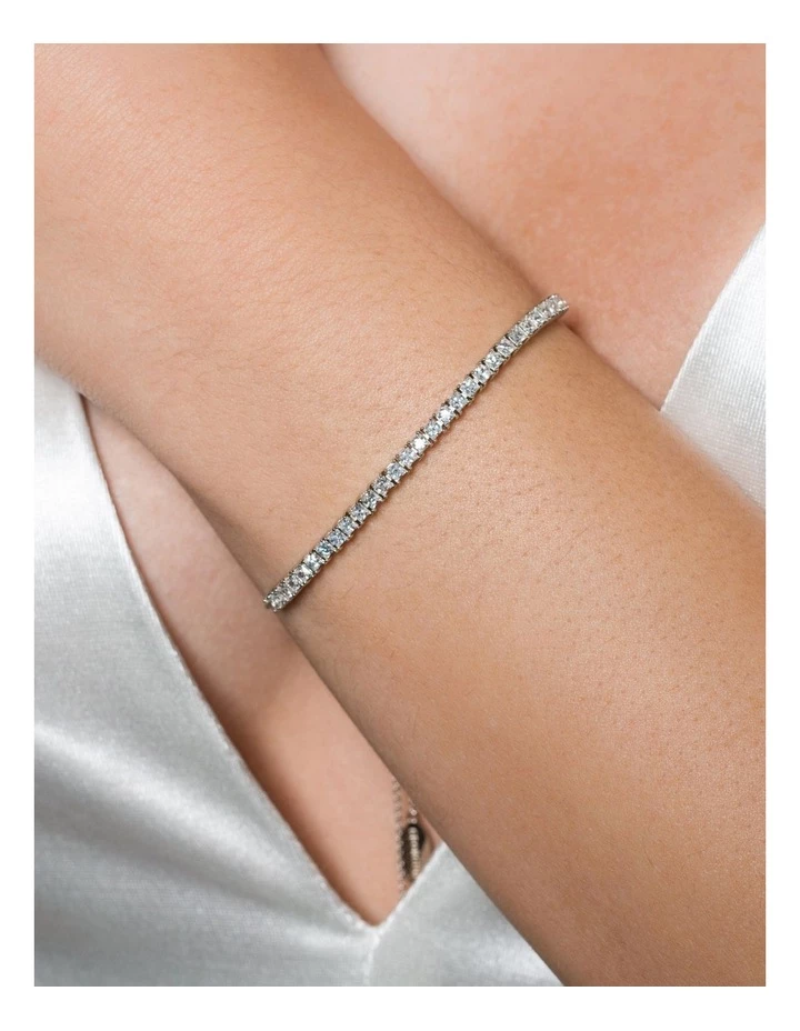 Georgini Iconic Bridal Vera 2Mm Bracelet Silver 2 Georgini Iconic Bridal Vera 2Mm Bracelet Silver - Image 2