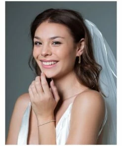 Georgini Iconic Bridal Christina Earrings Gold -RAY-BAN Online Store 885335950 3 720x928