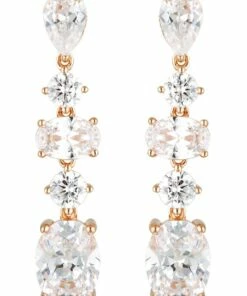Georgini Iconic Bridal Christina Earrings Rose Gold