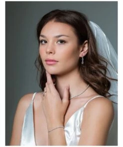 Georgini Iconic Bridal Christina Earrings Silver -RAY-BAN Online Store 885336130 3 720x928