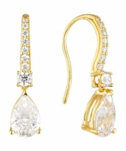Georgini Iconic Bridal Elizabeth Gold Earrings