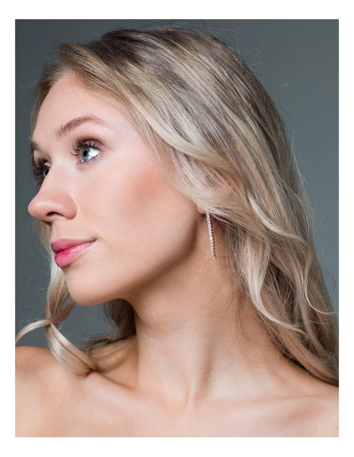 Georgini Iconic Bridal Vera Earrings Rose Gold 2 Georgini Iconic Bridal Vera Earrings Rose Gold - Image 2