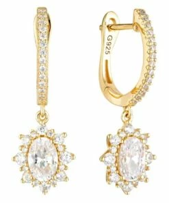 Georgini Iconic Bridal Eloise Earrings Gold