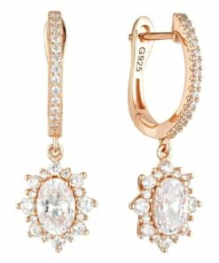 Georgini Iconic Bridal Eloise Rose Gold Earrings