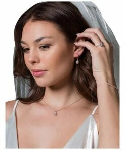 Georgini Iconic Bridal Eloise Rose Gold Earrings -RAY-BAN Online Store 885337120 3 720x928