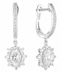 Georgini Iconic Bridal Eloise Silver Earrings