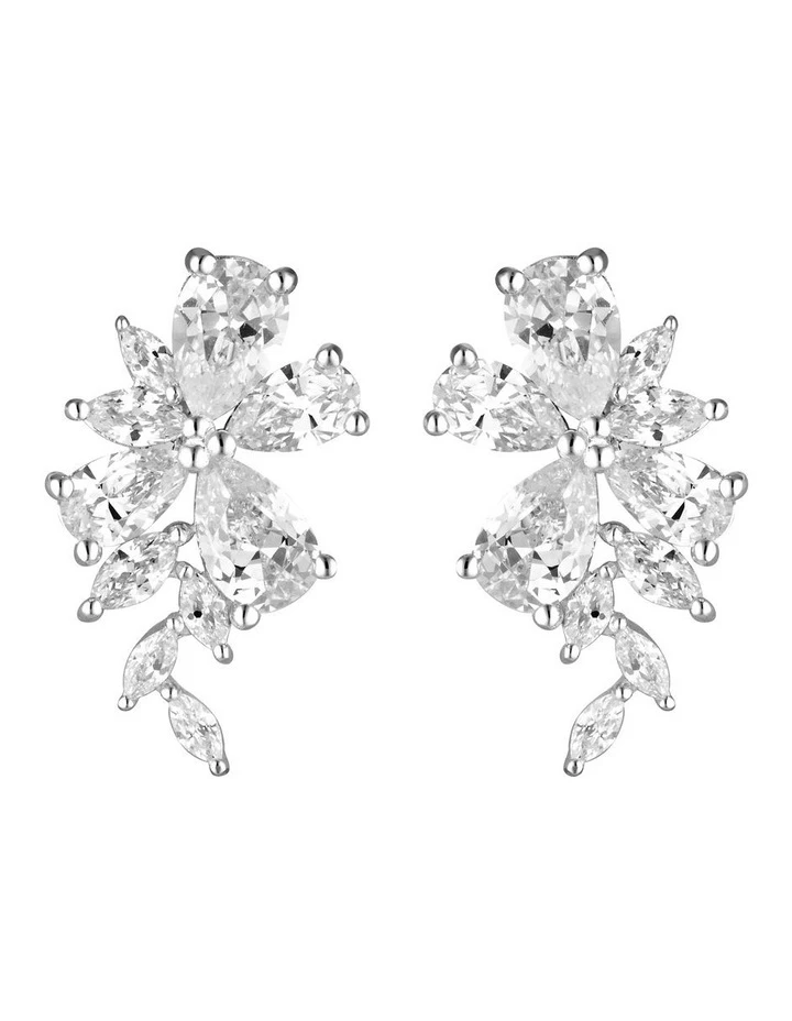 Georgini Iconic Bridal Hyacinth Silver Earrings 1 Georgini Iconic Bridal Hyacinth Silver Earrings