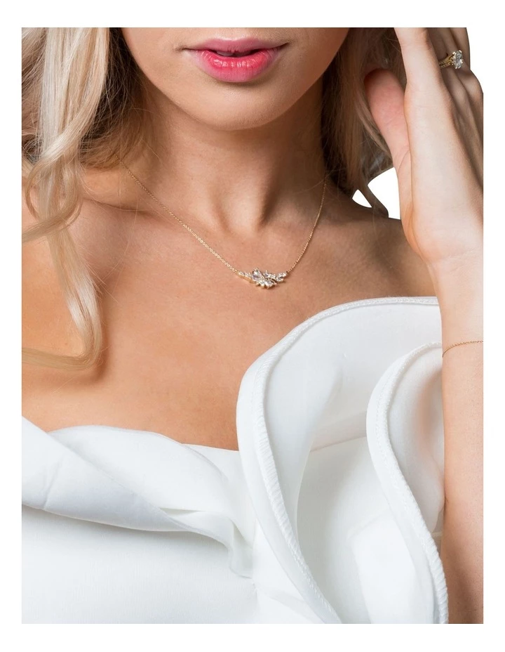 Georgini Iconic Bridal Hyacinth Necklace Gold 2 Georgini Iconic Bridal Hyacinth Necklace Gold - Image 2