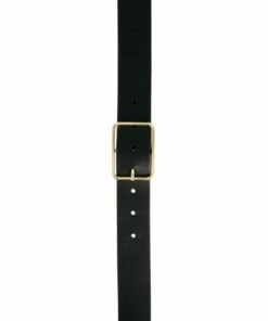 Basque Tess Black Leather Belt