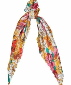 Review Kiki Floral Multi Scrunchie Scarf