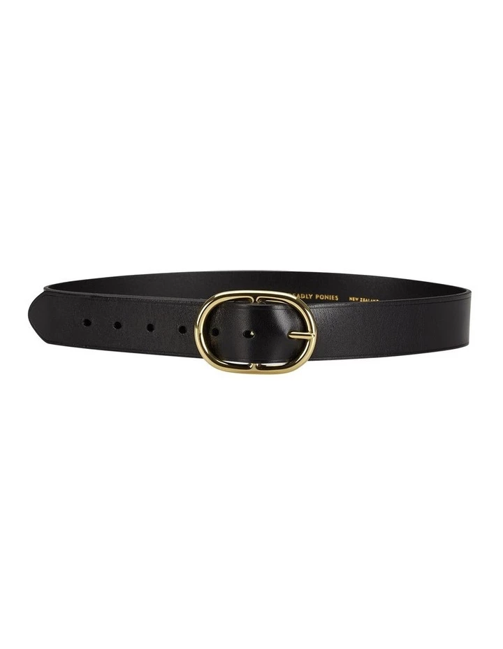 Deadly Ponies Wide Belt in Black 1 Deadly Ponies Wide Belt in Black